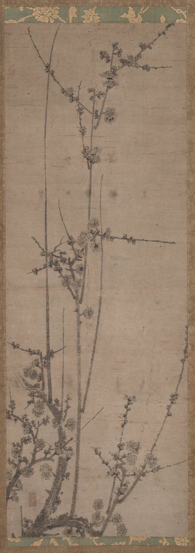 Pflaumenblüten, 1336-92 von Unbekannt