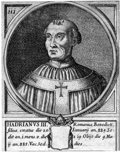 Papst Adrian III. von Unbekannt