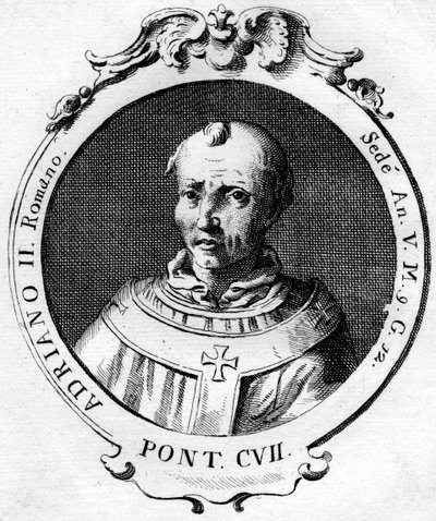 Papst Adrian II. von Unbekannt