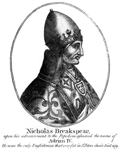 Papst Hadrian IV. von Unbekannt