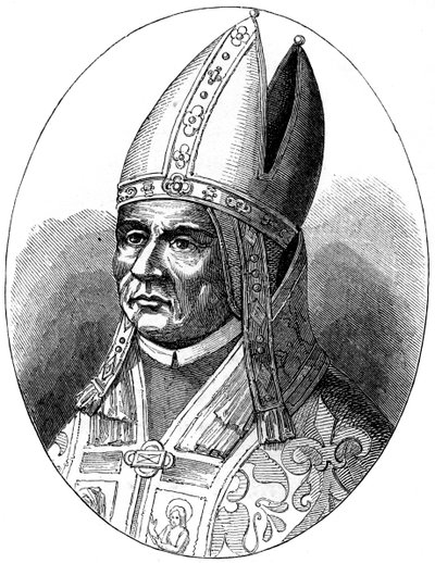 Papst Silvester I. d335, 1849 von Unbekannt