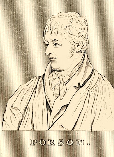 Porson, 1759-1808, 1830 von Unbekannt