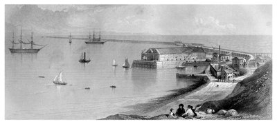 Portland Harbour und Wellenbrecher von Unbekannt