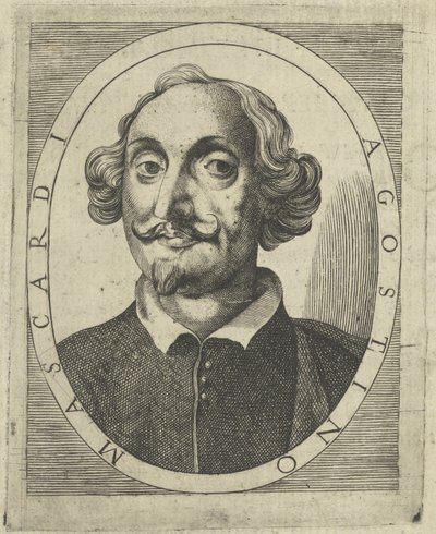 Porträt von Agostino Mascardi 1590-1640, um 1640-1650 von Unbekannt