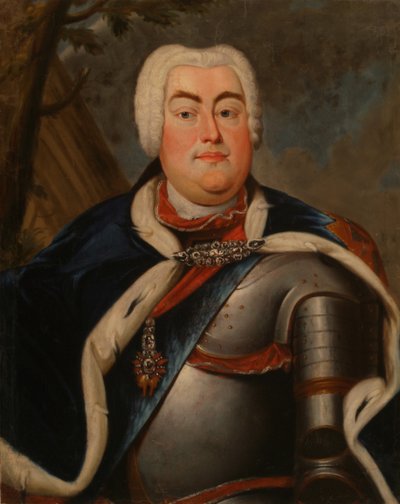Porträt von August III. von Polen von Unbekannt