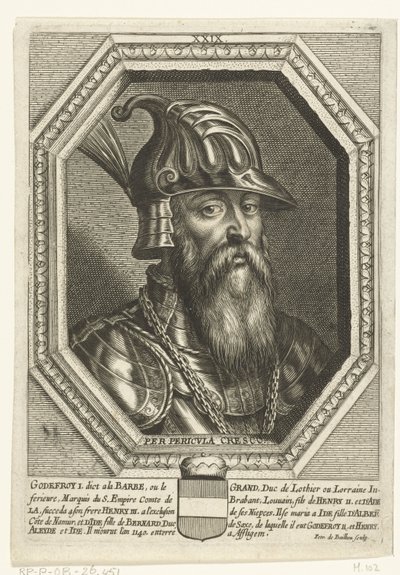 Porträt von Herzog Godfried I. von Leuven von Unbekannt