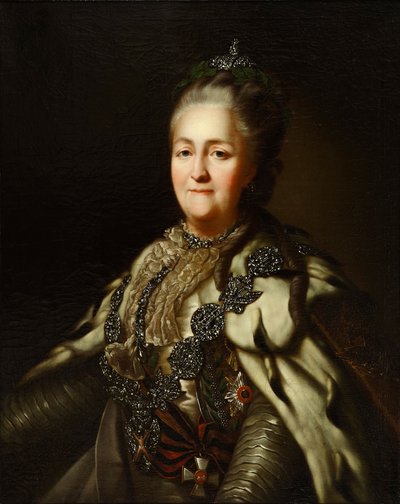 Porträt von Kaiserin Katharina II. von Unbekannt