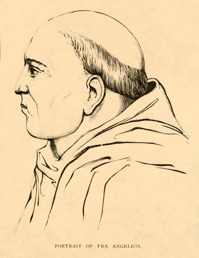 Porträt von Fra Angelico, 1881 von Unbekannt