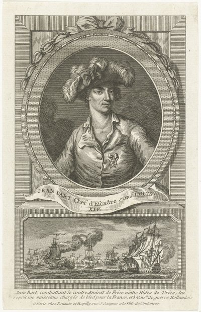 Porträt von Jean Bart 1650-1702, 1694 von Unbekannt