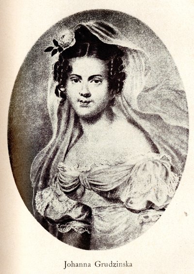 Porträt von Joanna Grudzińska, frühes 19. Jahrhundert von Unbekannt