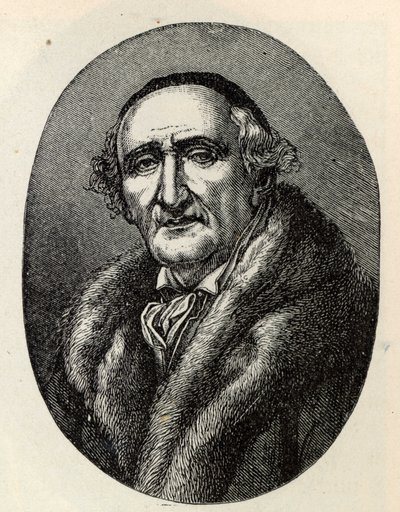 Porträt von Johann Gottfried Schadow, 1764-1850 von Unbekannt
