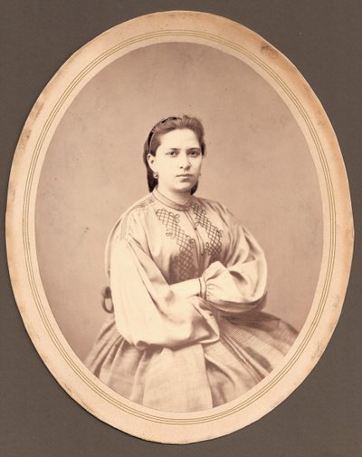 Porträt von Maria Mikhaylovna Dostoevskaya 1844-1888 von Unbekannt