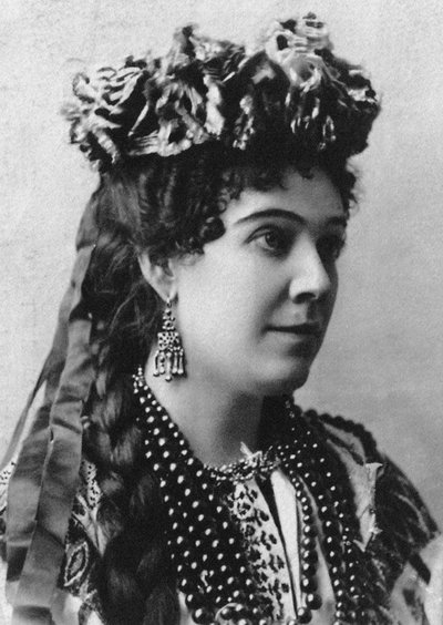 Porträt von Nadezhda Ivanovna Zabela-Vrubel von Unbekannt