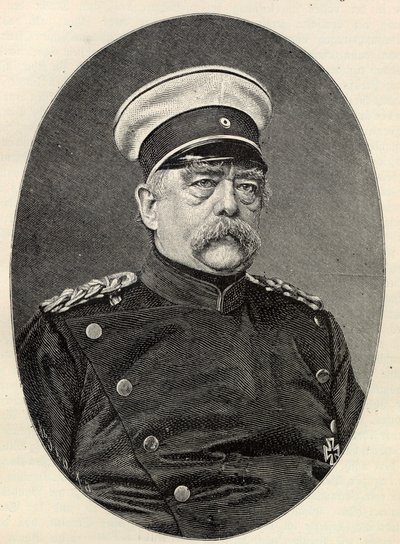 Porträt von Otto von Bismarck 1815-1898 von Unbekannt