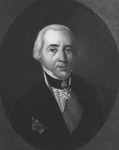 Porträt von Wassili Jewdokimowitsch Adadurov 1709-1780 von Unbekannt