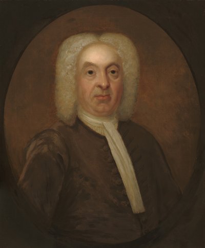 Porträt eines Gentlemans, ca. 1720-1740 von Unbekannt