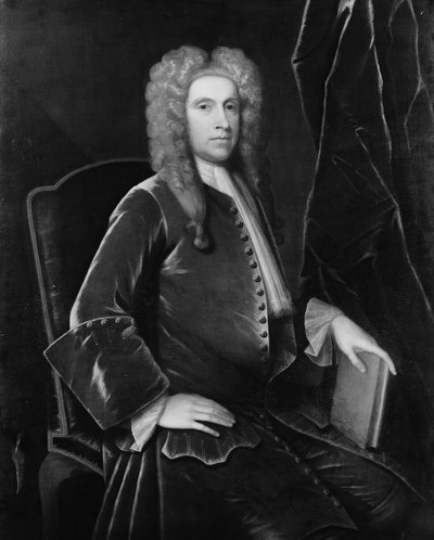 Porträt eines Mannes, ca. 1720-30 von Unbekannt