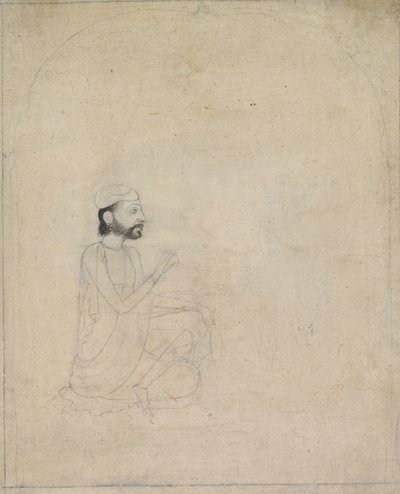 Porträt eines sitzenden Mannes, um 1830-1850 von Unbekannt