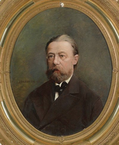 Porträt des Komponisten Bedrich Smetana von Unbekannt
