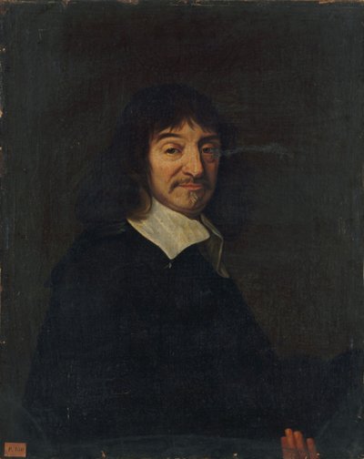 Porträt des Philosophen René Descartes 1596-1650 von Unbekannt