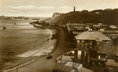 Postamt und Bucht, Aden, ca. 1918-1939 von Unbekannt