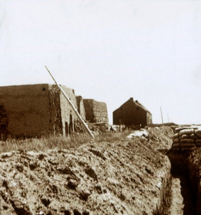 Posten an der Yser, Flandern, Belgien, ca. 1914-1918 von Unbekannt
