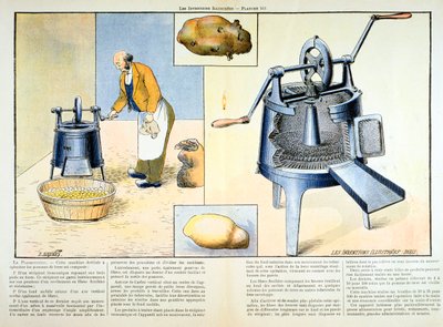 Kartoffelschäler, 1899 von Unbekannt