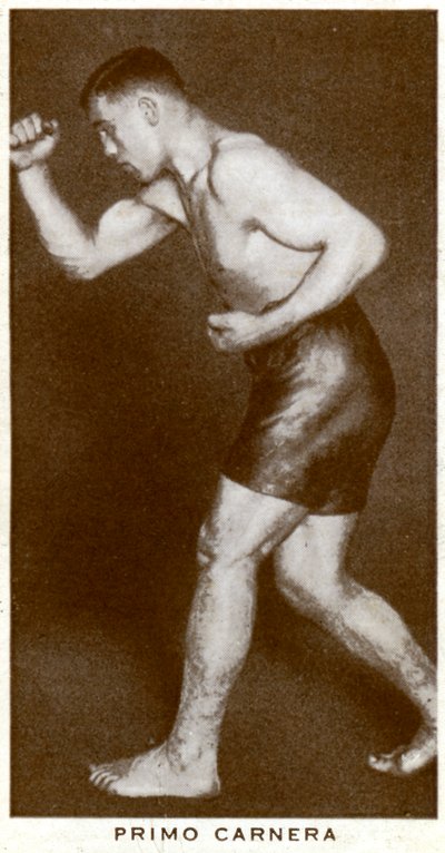 Primo Carnera, italienischer Boxer, 1938 von Unbekannt