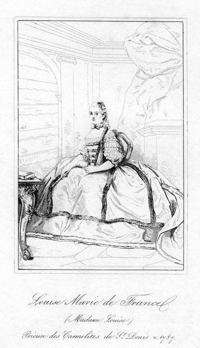 Prinzessin Louise-Marie von Frankreich von Unbekannt