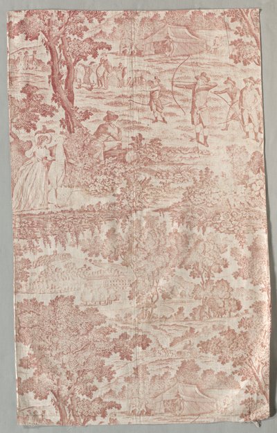Bedruckter Baumwollstoff, ca. 1790 von Unbekannt