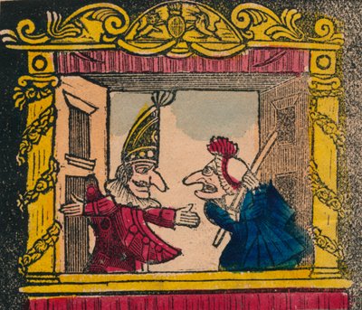 Punch und Judy, spätes 18. - frühes 19. Jahrhundert von Unbekannt