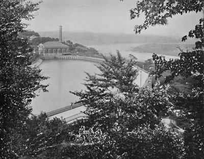 Reservoir, Eden Park, Cincinnati, Ohio von Unbekannt