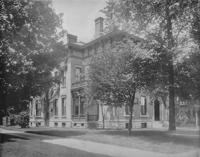 Residenz des Ex-Präsidenten Harrison, Indianapolis, Indiana, ca. 1897 von Unbekannt