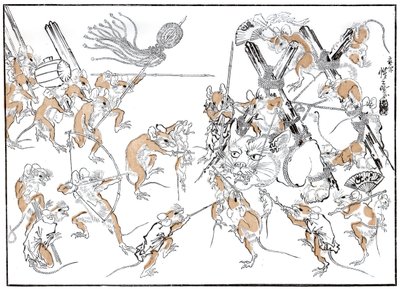 Vergeltung, die Ratten und die Katze, 1878-1886 von Unbekannt