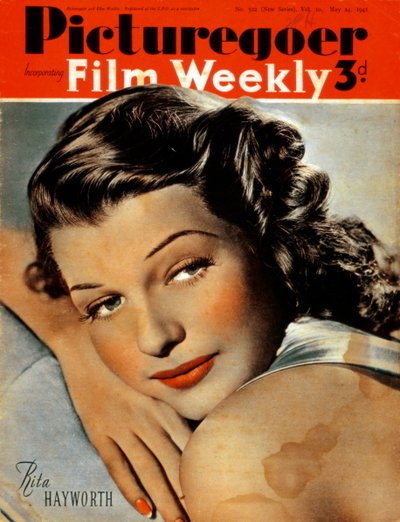 Rita Hayworth 1918-1987, amerikanische Schauspielerin, 1941 von Unbekannt