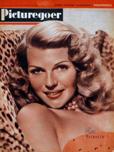 Rita Hayworth 1918-1987, amerikanische Schauspielerin, 1946 von Unbekannt
