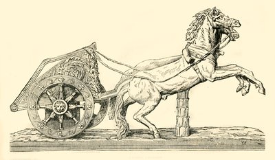 Römischer Rennwagen, 1890 von Unbekannt