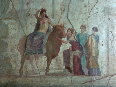 Römisches Fresko von Europa und dem Stier von Unbekannt