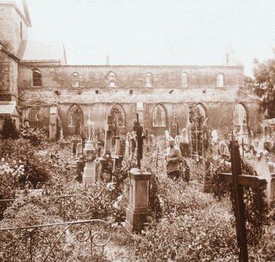 Kirche ohne Dach, Marne, Nordfrankreich von Unbekannt