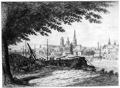 Rouen Prise du Cours-la-Reine, ca. 1865-1905 von Unbekannt