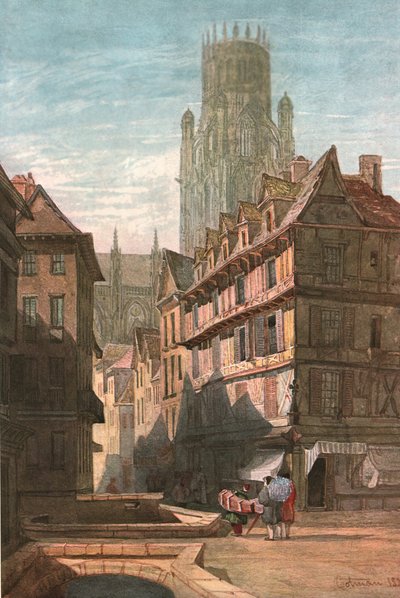 Rouen, um 1900 von Unbekannt
