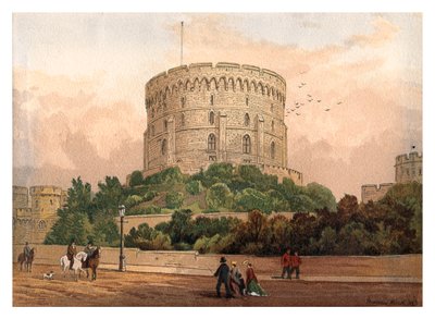 Runder Turm, Windsor, 1880 von Unbekannt