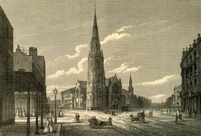 Rowland Hills Kapelle & Schulen, Westminster Bridge Road, ca. 1878 von Unbekannt