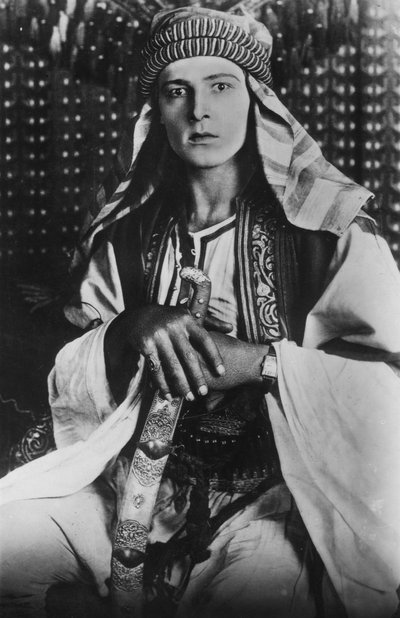 Rudolph Valentino 1895-1926 in Der Scheich, 1921 von Unbekannt