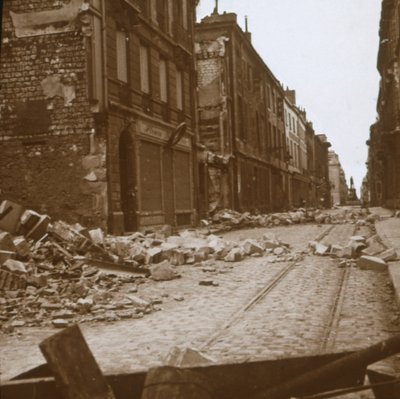 Rue Cérès, Reims, Nordfrankreich, ca. 1914-ca. 1918 von Unbekannt