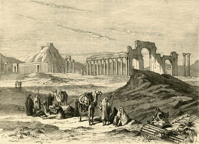 Ruinen von Palmyra, 1890 von Unbekannt