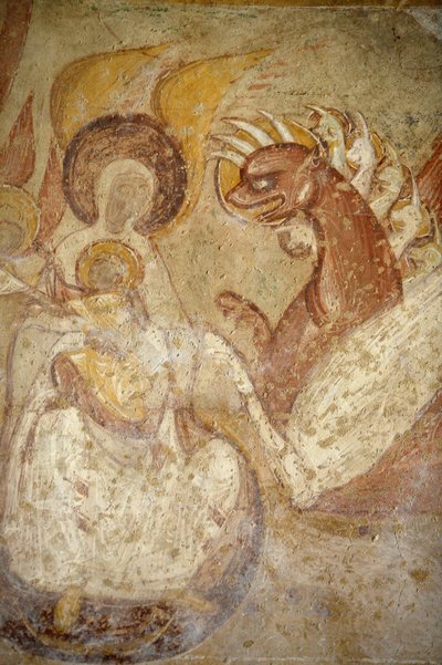 Gemälde in der Abtei Saint-Savin: Apokalypse, Saint-Savin-sur-Gartempe, Frankreich von Unbekannt