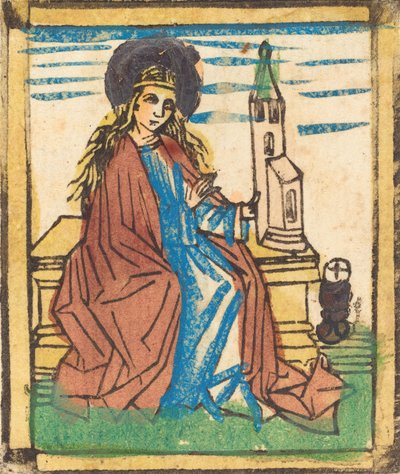 Heilige Barbara, 1460-1470 von Unbekannt
