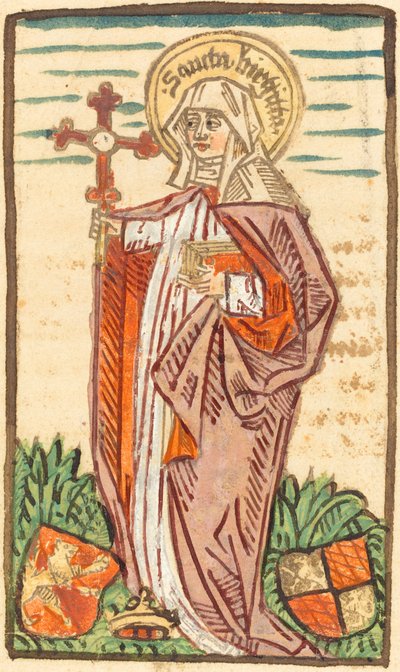 Heilige Brigitta, um 1480-1490 von Unbekannt