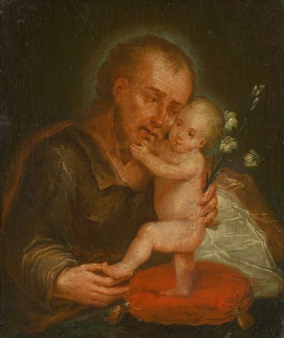 Heiliger Josef mit dem Jesuskind von Unbekannt